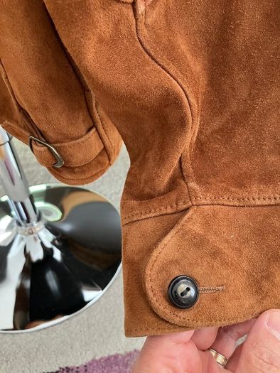 Ralph Lauren Newsboy Jacket 100% Leather