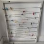 Wall Photo Display with Pegs and Strings Image 2