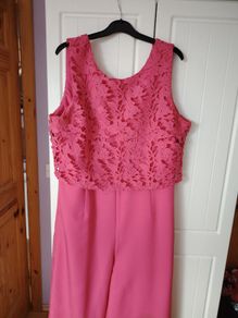 Marc  Angelo pink wide leg , jumpsuit