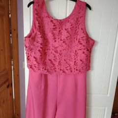 Marc  Angelo pink wide leg , jumpsuit