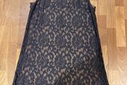 Limited Collection Taupe Black Lace Dress size 10
