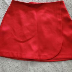 River Island Red Satin Mini Size 10