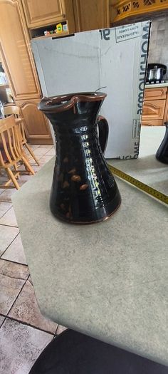 Viintage Irish Pottery Large Studio Pottery Vase/ Jug /  by Louis Mulcahy
