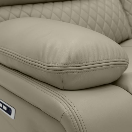 Rita Manual Leather Recliner Sofa