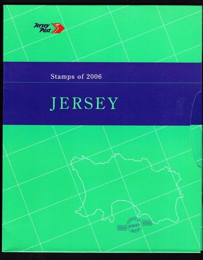 2006 Jersey (Channel Islands) Stamp Year Book (softback) issued by Jersey Post with 18 images of contents