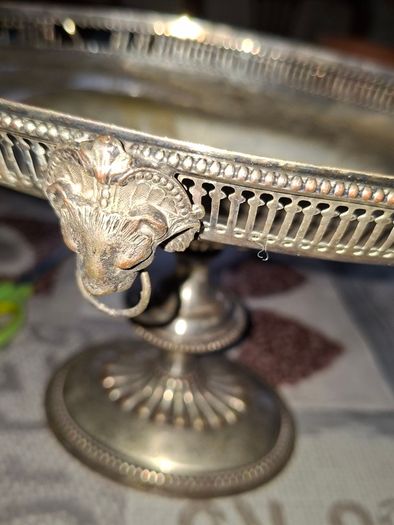 Lot of Large Old Silver Plate Trays for sale as a lot, Postage Available Price for the lot