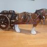Vintage Shire Horse & Beer Dray Model Image 4