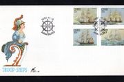 1985 Ciskei Troop Ships Commemorative Stamps First Day Cover (FDC)