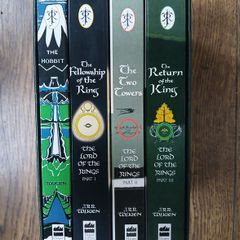 JRR Tolkien The Hobbit & The Lord Of The Rings 4 Book Box Set