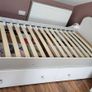 girls single bed frame (no mattress) two drawers Image 3