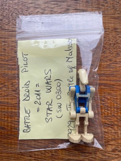 Lego minifigure Battle Droid Pilot sw0300 - 2011
