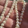 9k Gold Freshwater Pearl Necklace Image 7