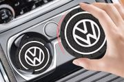 2PCS Car Water Cup Bottle Holder Anti-slip Pad Silica Gel Mat for Volkswagen Golf 4 mk5 Passat b8 b5 VW Sharan Polo 6R Tiguan