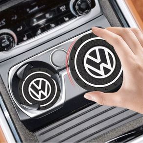 2PCS Car Water Cup Bottle Holder Anti-slip Pad Silica Gel Mat for Volkswagen Golf 4 mk5 Passat b8 b5 VW Sharan Polo 6R Tiguan
