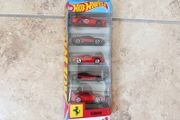 Hot Wheels 2026 Ferrari Red Cars die-cast 1:64 5-Pack (JLN12 JA10C) New &amp; Sealed