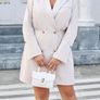 blazer style dress mini dress Image 3