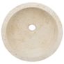 Sink Cream dia 40x15 cm Marble Image 4