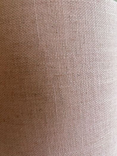 2 dusty rose coloured designer linen shades.