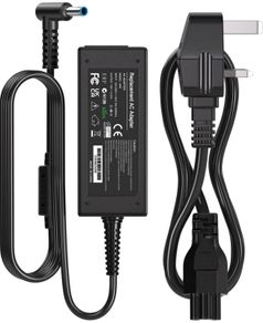 45W HP Laptop Charger for HP Laptop, 19.5V 2.31A Power Supply for HP Stream 11 13 14 HP Pavilion 11 13 HP Chromebook 11 14 HP Spectre x360 x2 11 13, HP ProBook 430 and More(4.5mm 3mm)