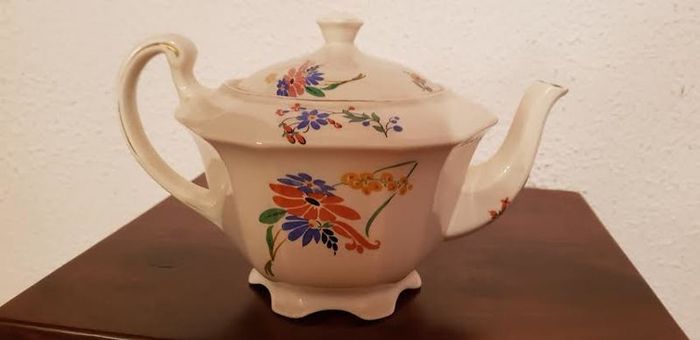 Antique Meakin China Oriental DesignTea Pot