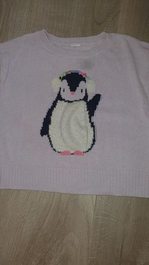 penguin sweater girl