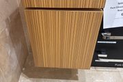 Bathroom Side Cabinet, Mirror and Shelf