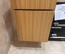 Bathroom Side Cabinet, Mirror and Shelf