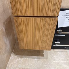 Bathroom Side Cabinet, Mirror and Shelf