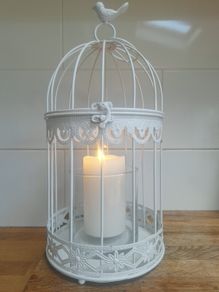 Birdcage candle holders