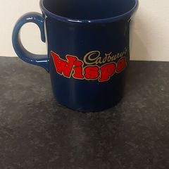 Wispa easter egg,vintage cup ,from 80s ,90s,,buyer collects or pays postage thank you, good condition, sold as seen ,see pictures, Cadburys, stamp made in England ..