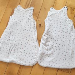 2 baby sleeping bags 0-6 months