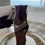 MADE.COM Dark Red Chaya Sculptural Vase Image 2