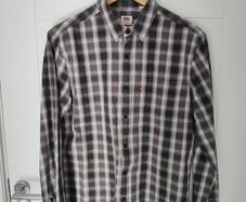 Levi's Brown Check Shirt Size Medium Regular Fit