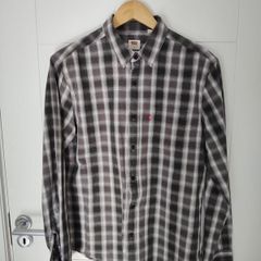 Levi's Brown Check Shirt Size Medium Regular Fit