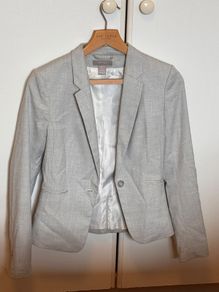Light Grey Tailored Blazer - US 2 / Size XS-S
