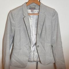 Light Grey Tailored Blazer - US 2 / Size XS-S