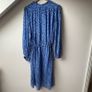 BNWT Second Female Blue Abstract Zig-Zag Print Midi Dress Image 10