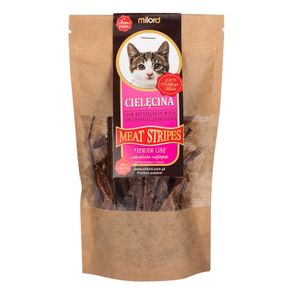 Milord Veal in strips 40g - cat treat, 100% dried meat