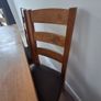 solid wood extendable dining table Image 7