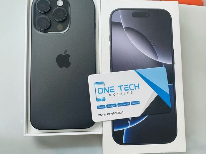 iPhone 16 Pro 128GB Black Unlocked Grade C Available At OneTech Mobiles Ardkeen