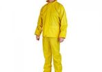 Yellow Waterproof Professional Work Rain Suit - Jacket + Over Trousers Medium Size