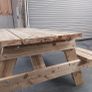 Hand crafted,pre=treated,solid wood picnic benches. Image 4