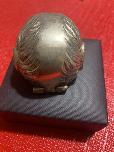 Antique Silver Monkey Head