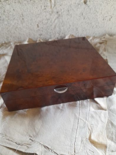 Dal Negro Burl Walnut Cigar Humidor