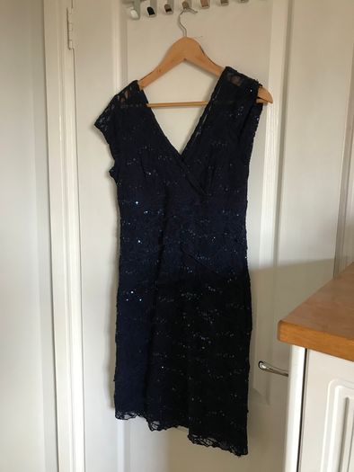 Scarlett Nite Ladies navy dress size 14