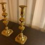Solid brass candle holders Image 2