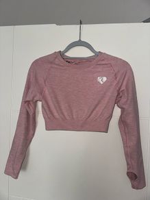 New Women's Best Move Seamless Long Sleeve Crop Top - Size Medium