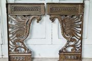 Victorian style Cast Iron Brackets Pair KAS1227
