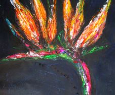 The Flower of the Sun Abstract Art 2025
