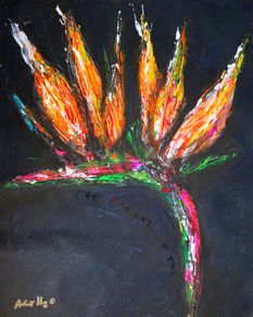 The Flower of the Sun Abstract Art 2025